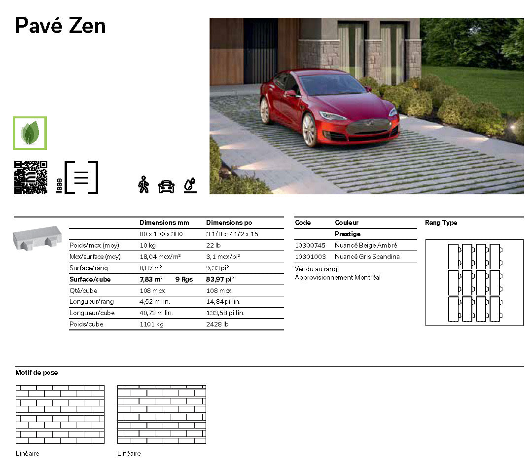 Spec Sheet FR