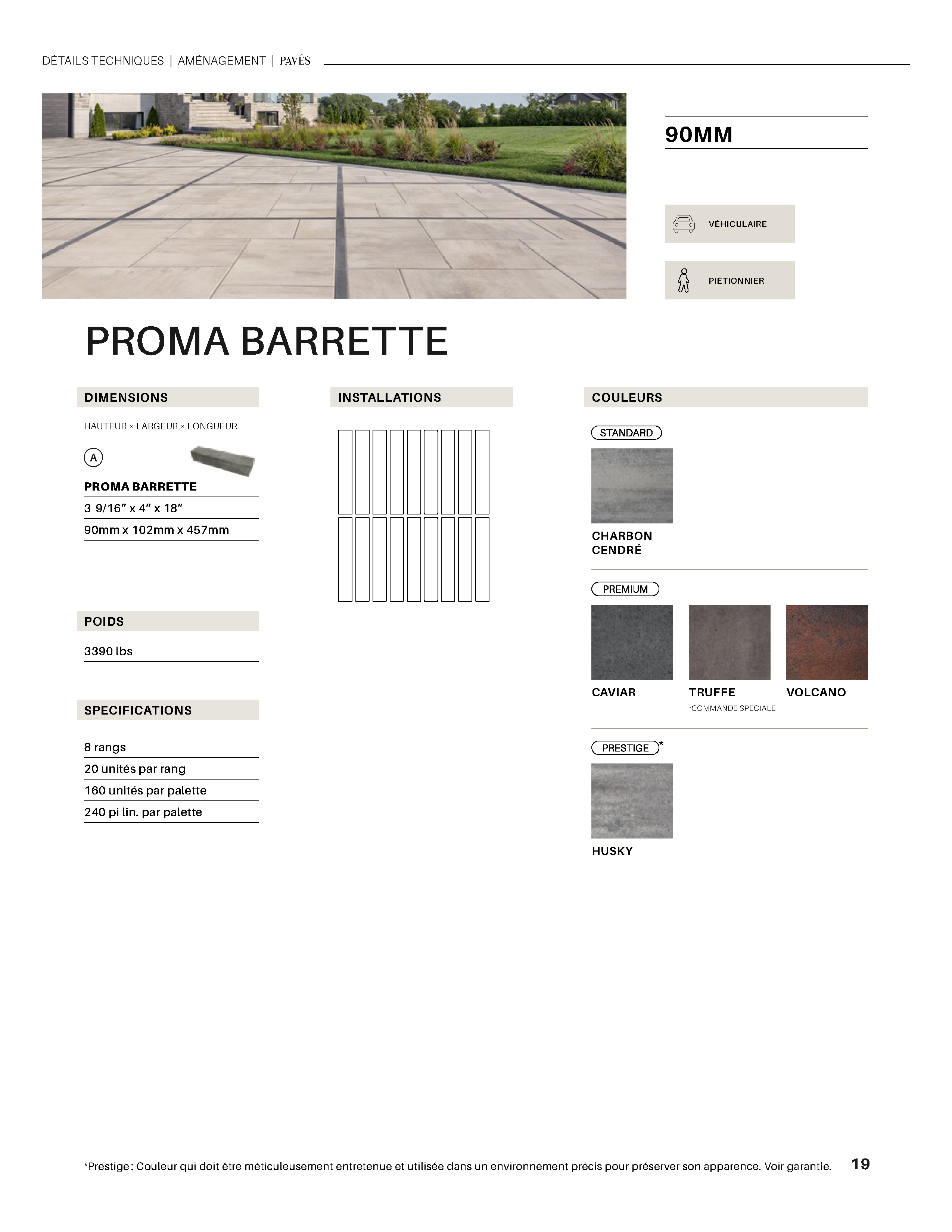 Spec Sheet FR