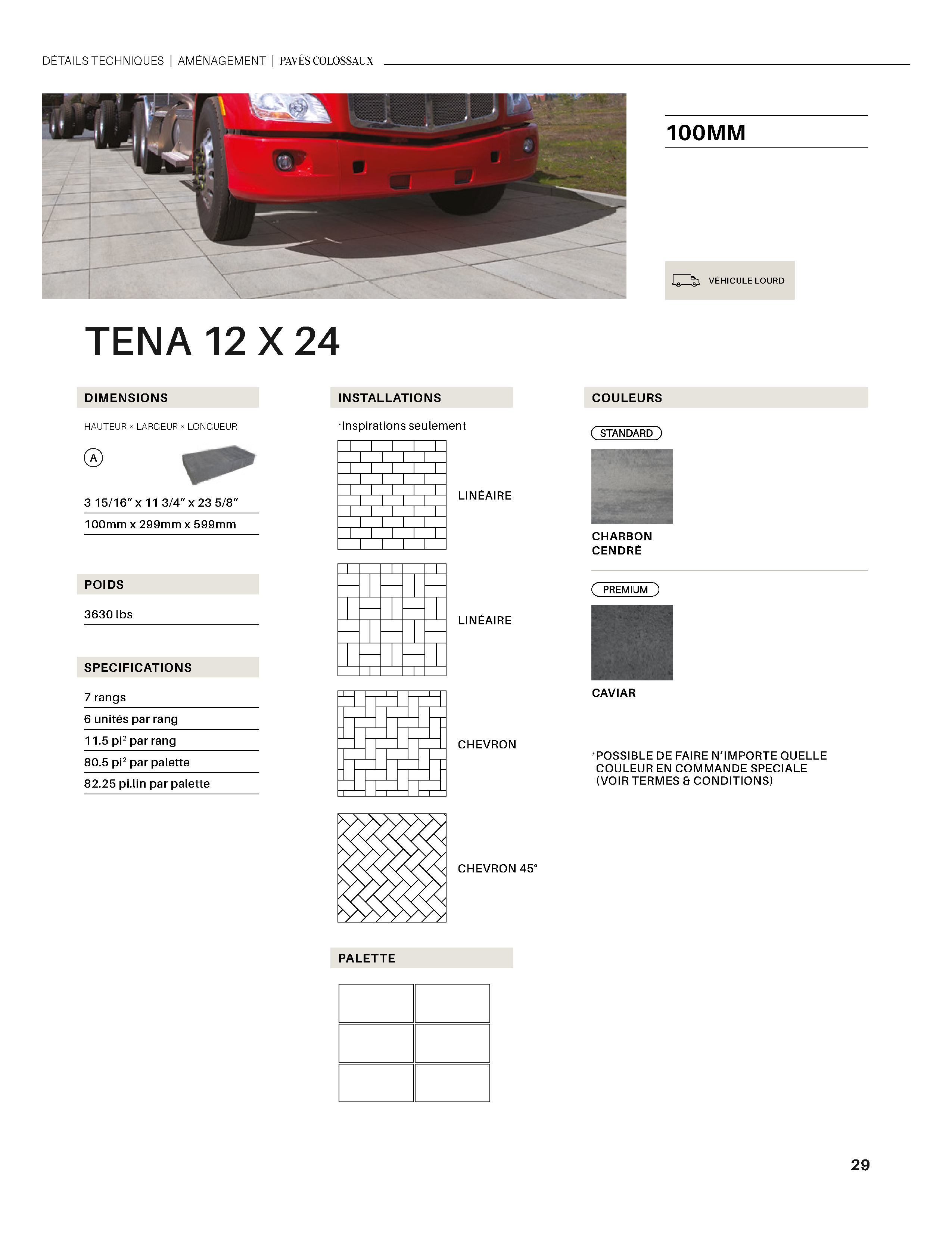 Spec Sheet FR