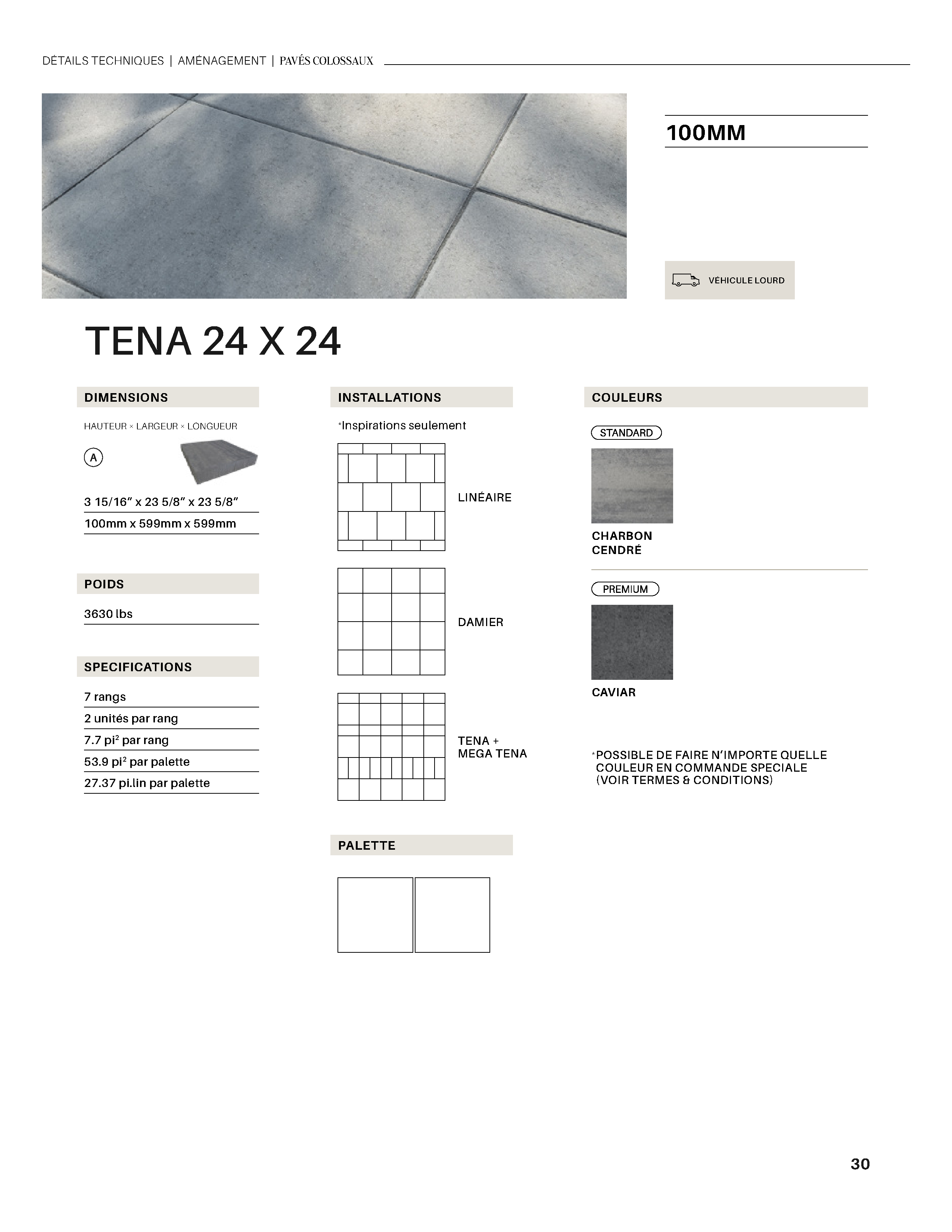 Spec Sheet FR
