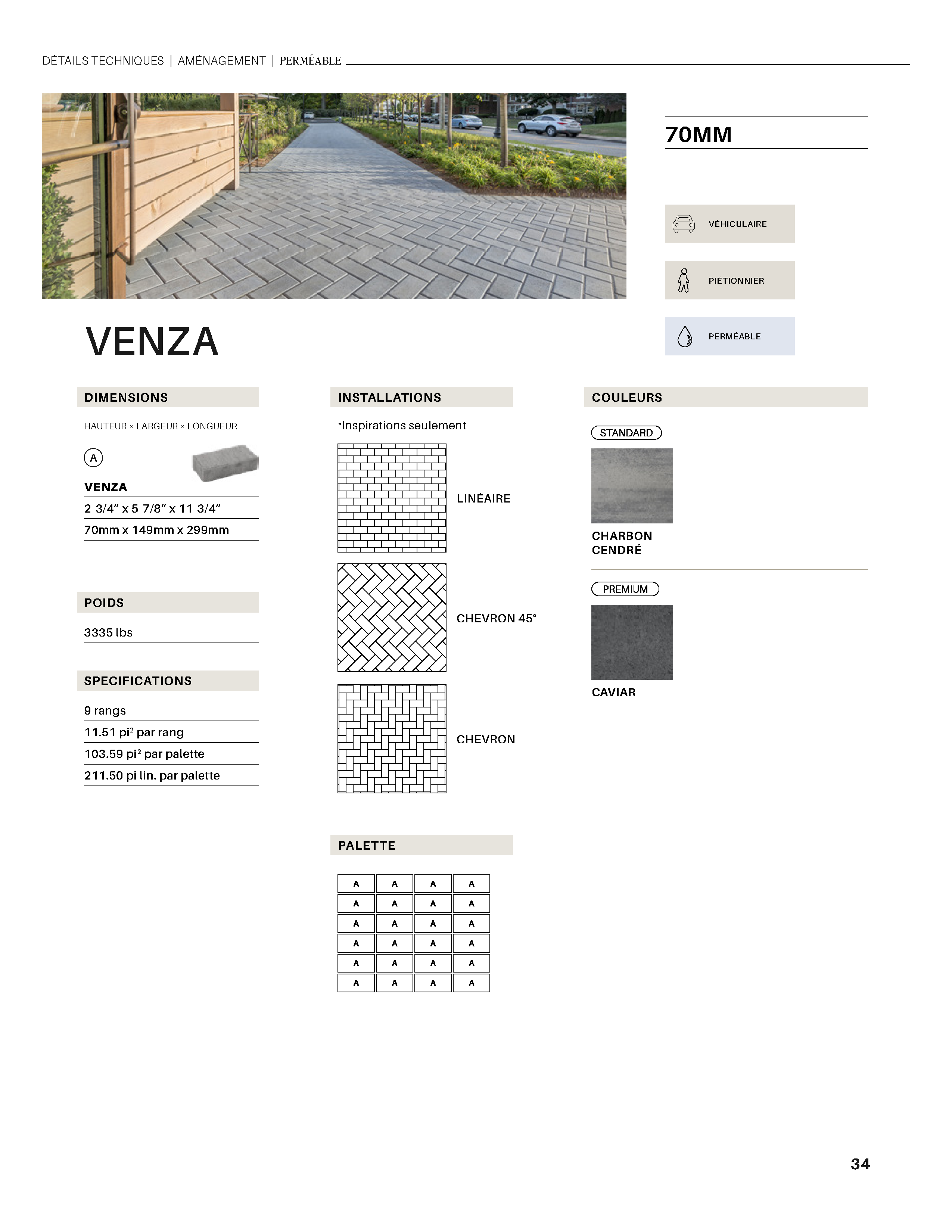 Spec Sheet FR
