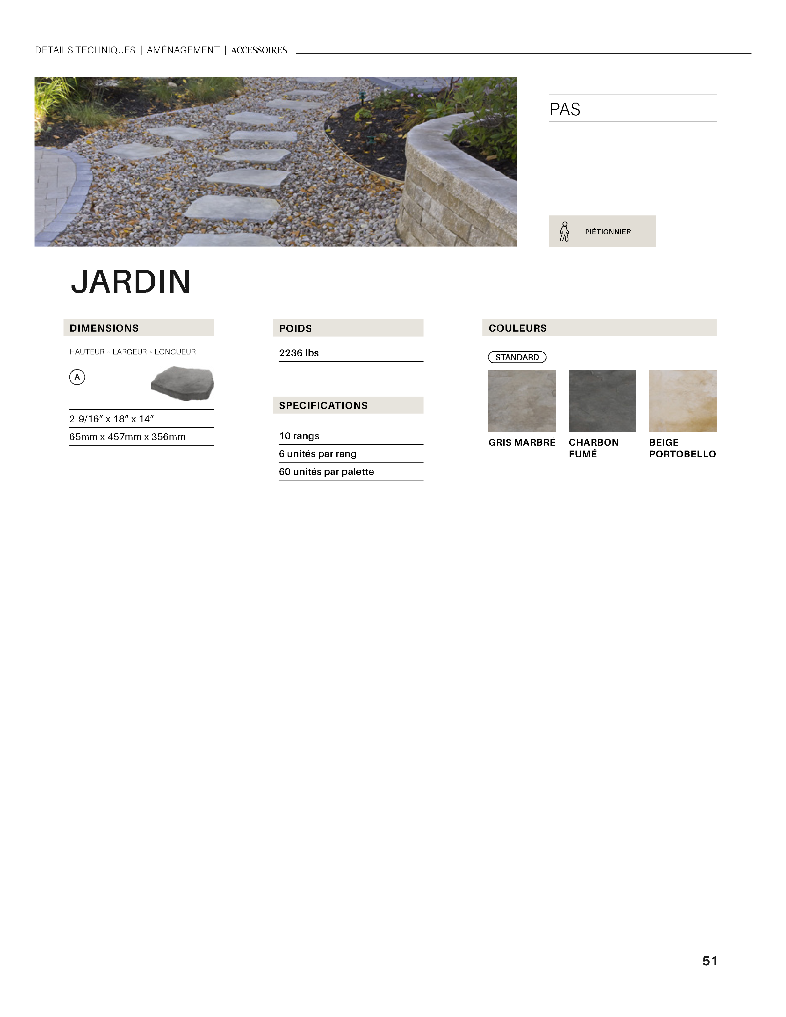 Spec Sheet FR
