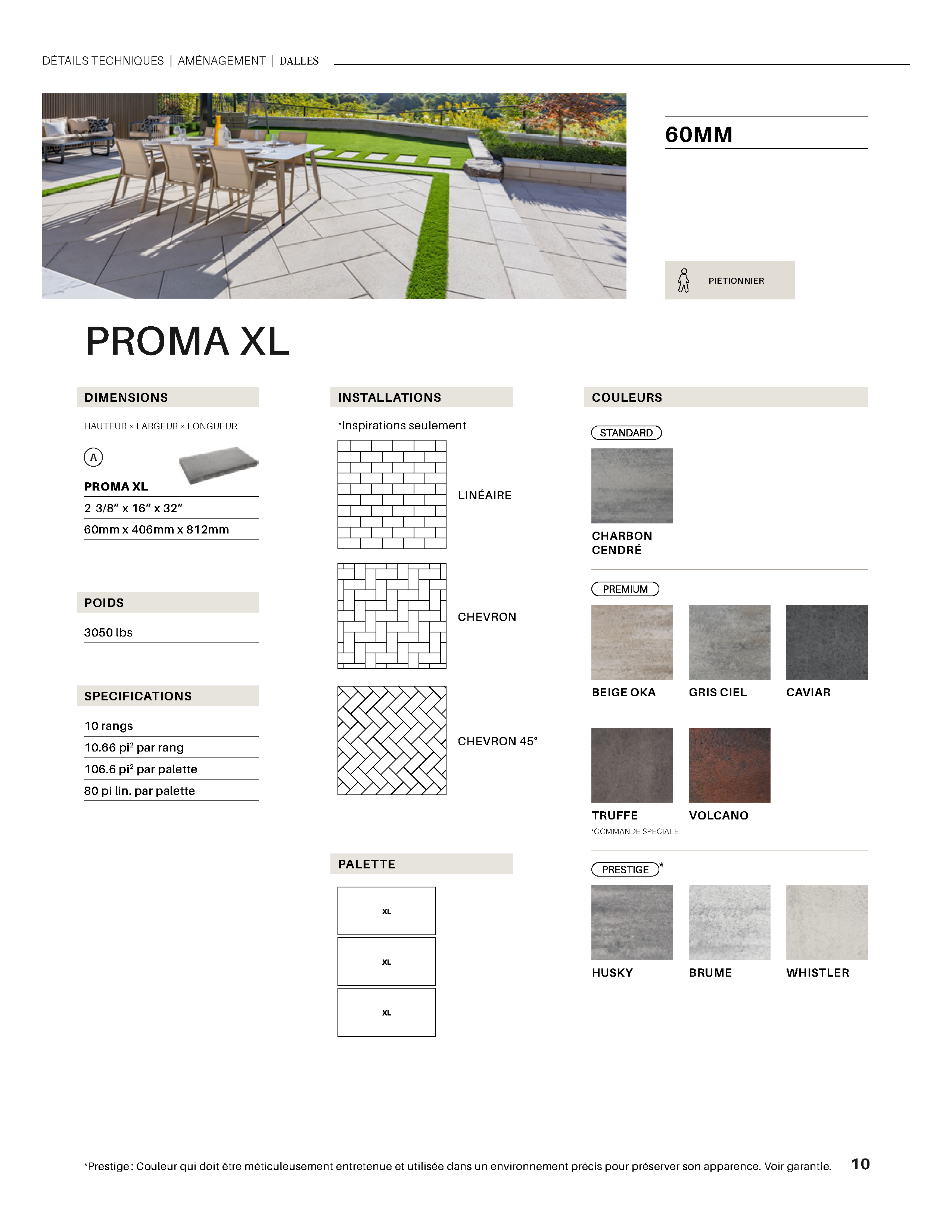 Spec Sheet FR
