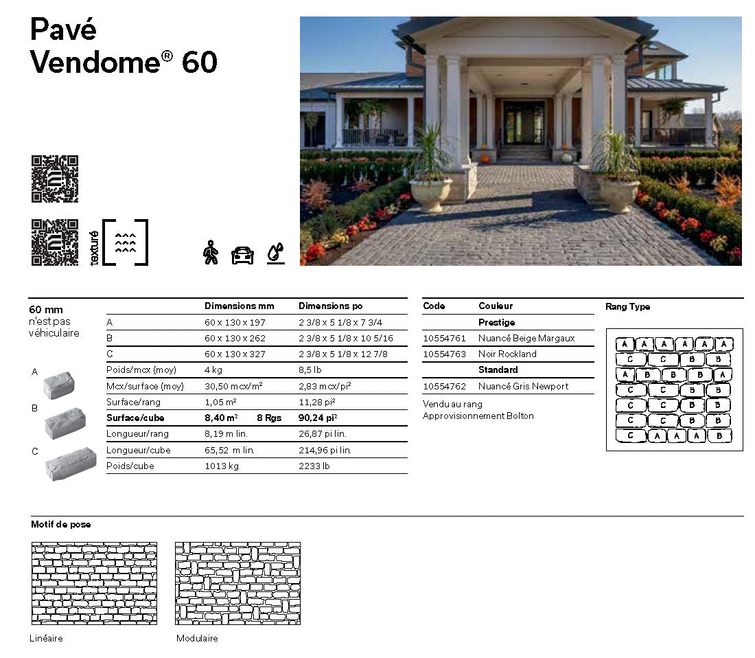 Spec Sheet FR