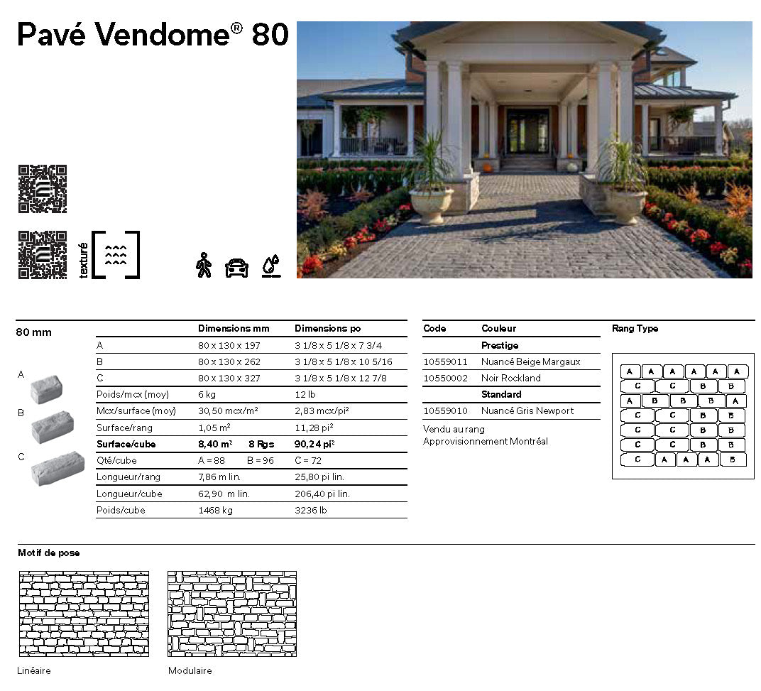 Spec Sheet FR